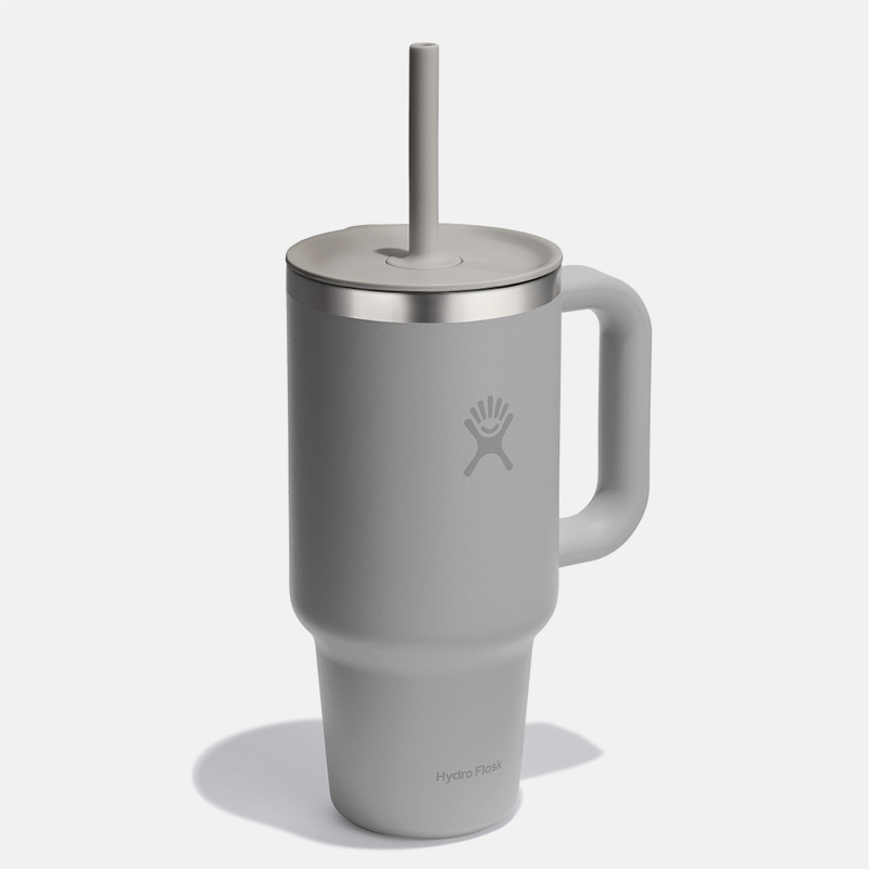 32oz All Around Travel Tumbler כוס שתיה עם ידית צד וקש image number null